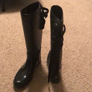 coach rain boots
